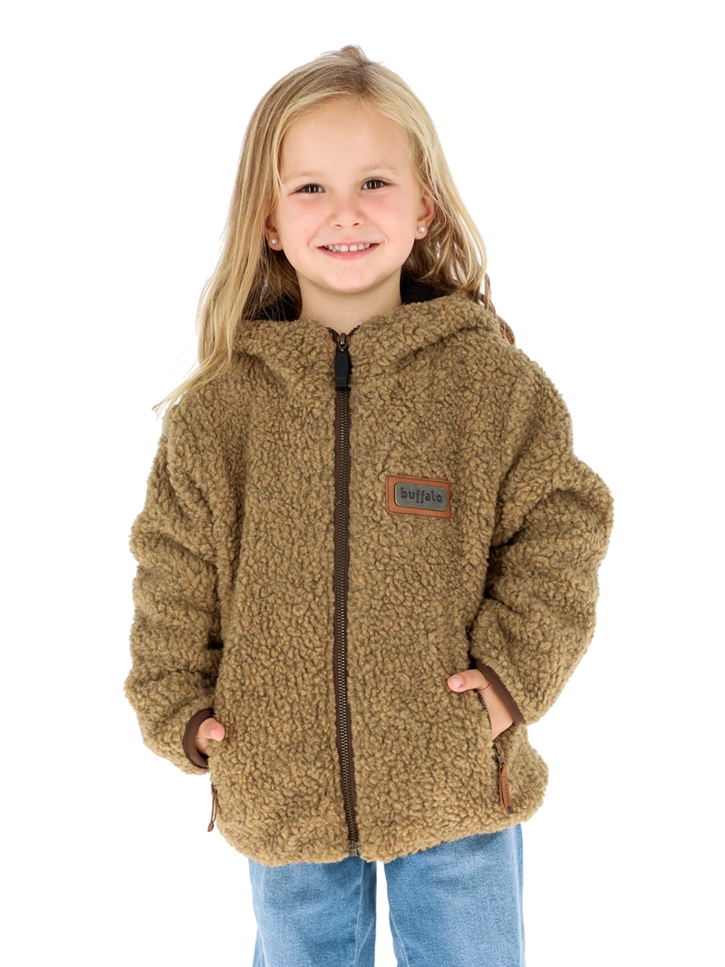 CHAQUETA BUFFALO CHIPORRO I2 MOSTAZA JASPEADO NIÑOS - 1