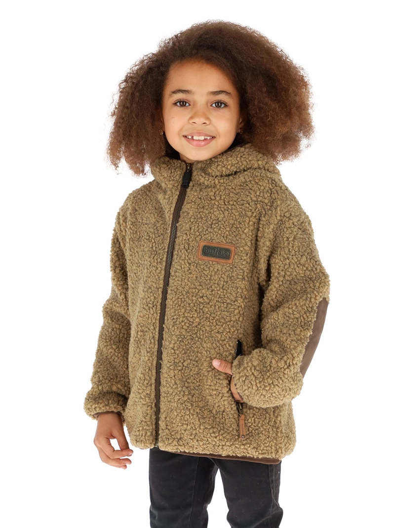 CHAQUETA BUFFALO CHIPORRO I2 MOSTAZA JASPEADO NIÑOS - 2