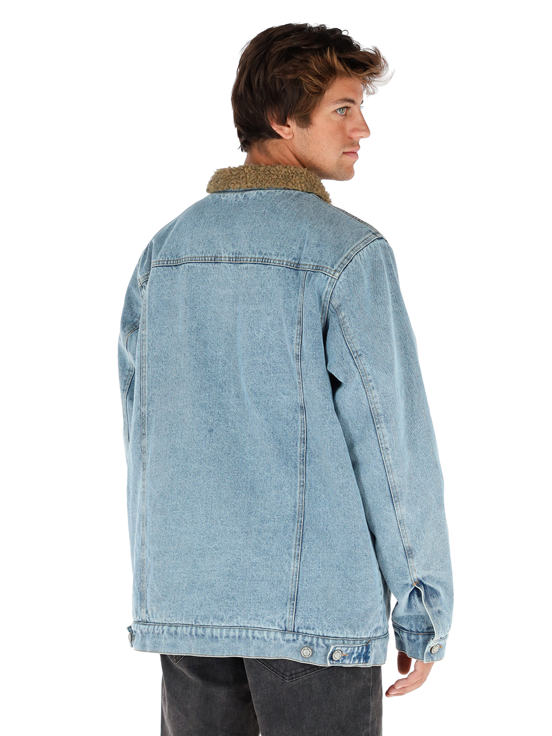 CHAQUETA FORESTA I3 CELESTE - MOSTAZA JASPEADO HOMBRE - 2
