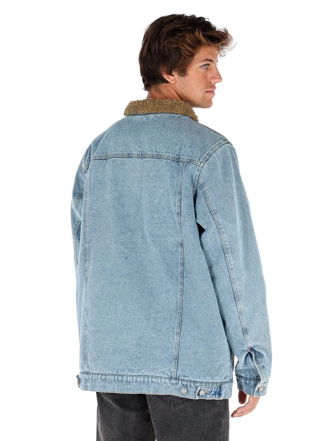 CHAQUETA FORESTA I3 CELESTE - MOSTAZA JASPEADO HOMBRE - 2