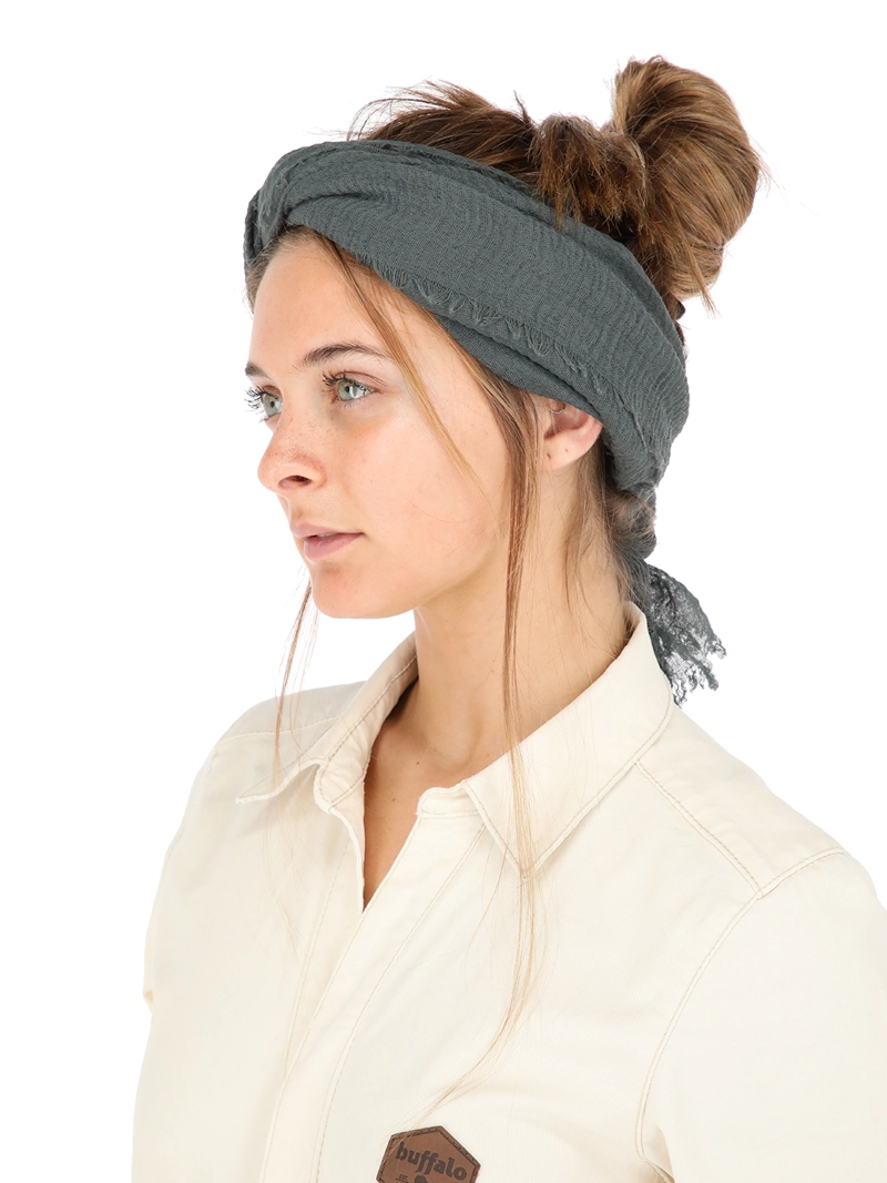 PAÑUELO BUFFALO GRIS CIPRES MUJER - 1