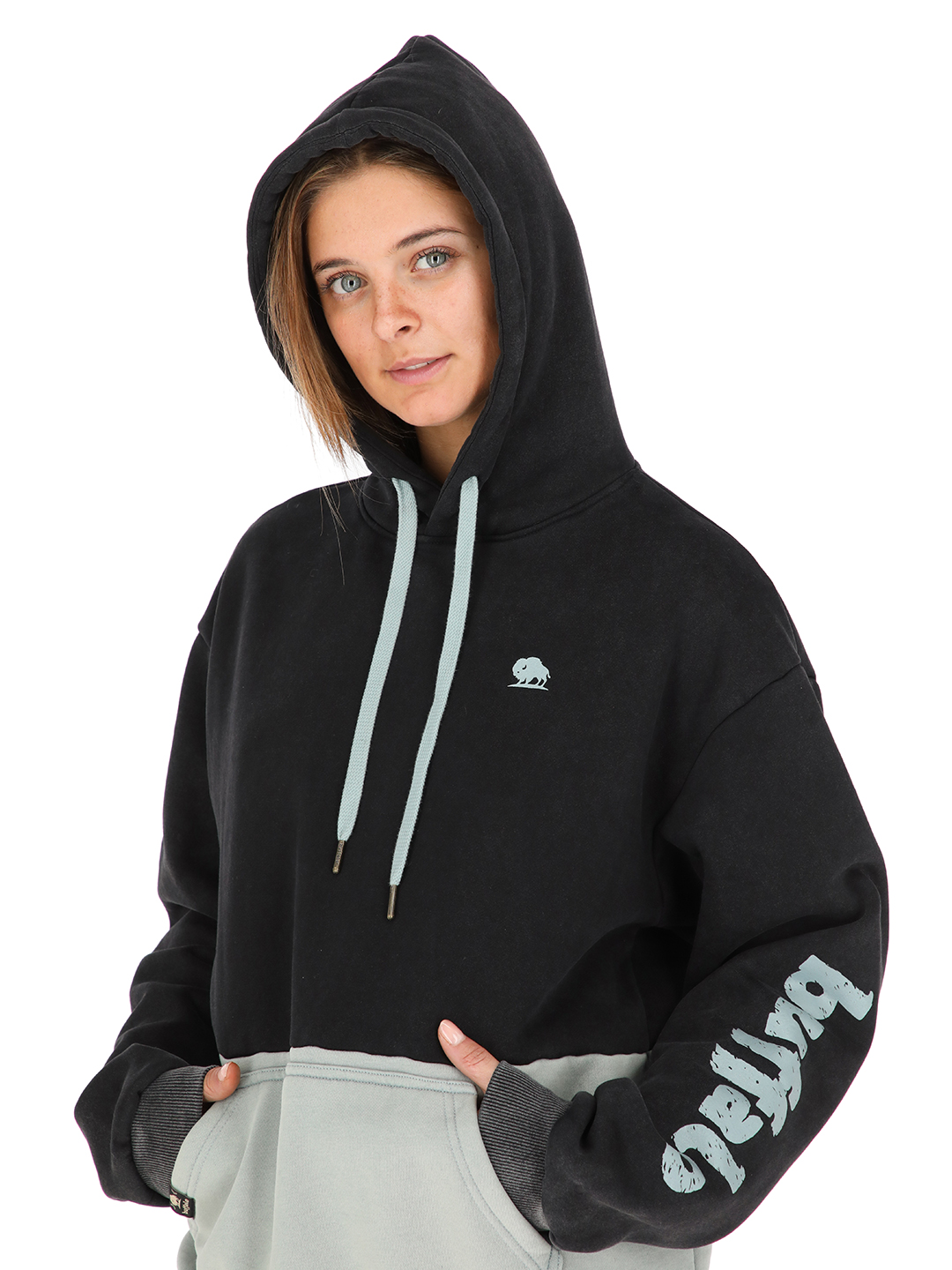 POLERON FUSCA NEGRO MUJER - 4