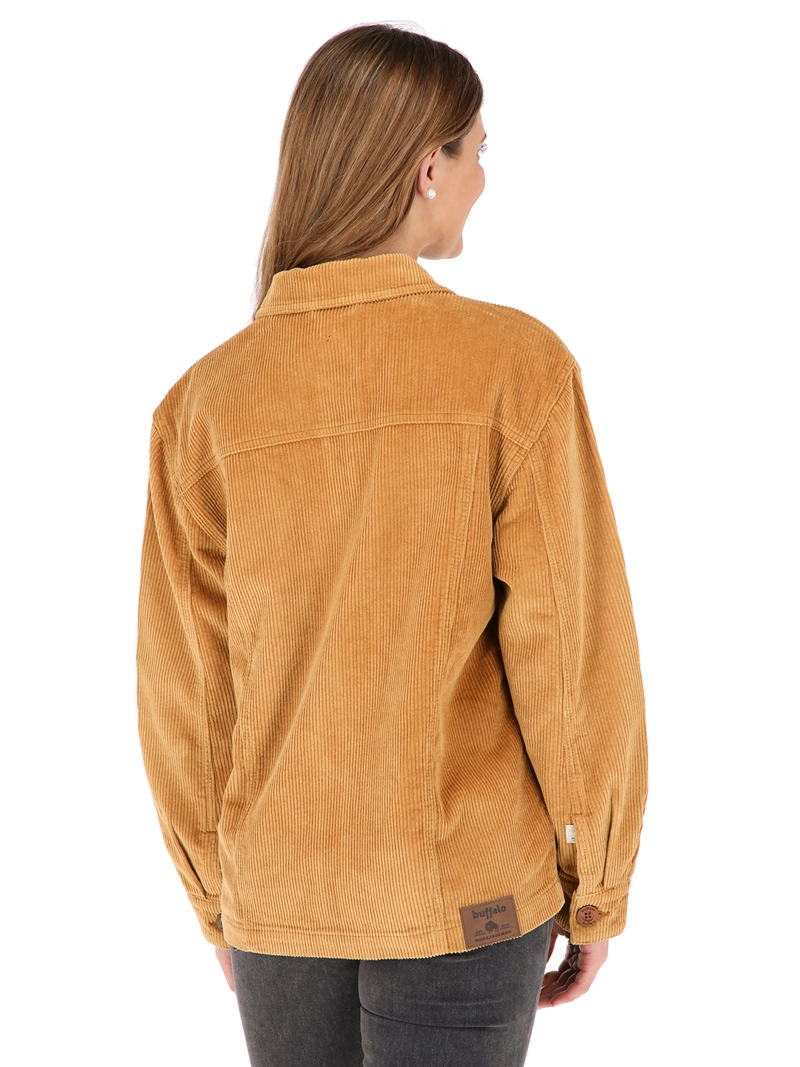 CHAQUETA MOCHO MOSTAZA MUJER - 3