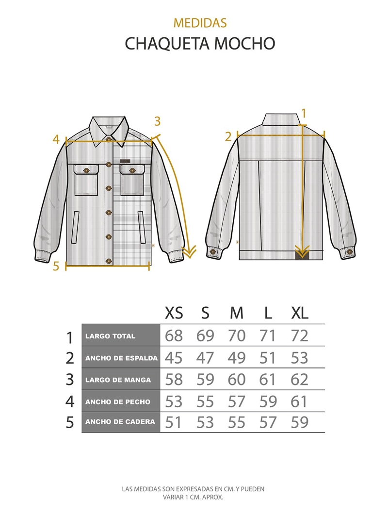 CHAQUETA MOCHO MOSTAZA MUJER - 5