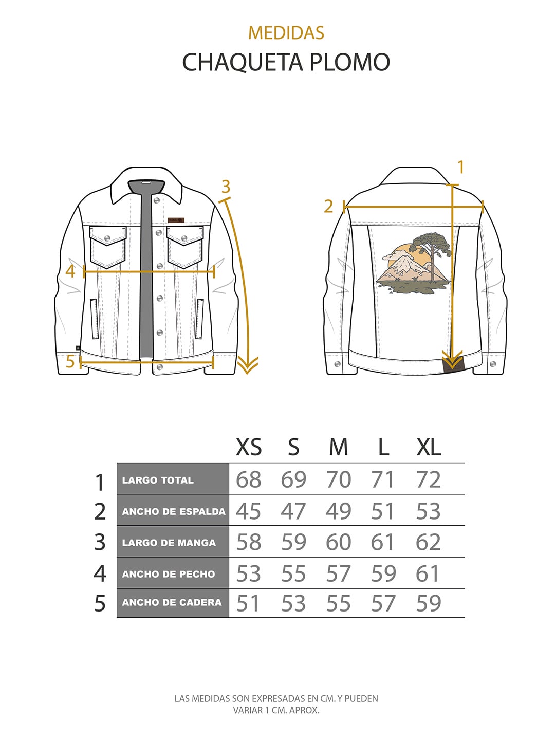 CHAQUETA PLOMO CELESTE MUJER - 5