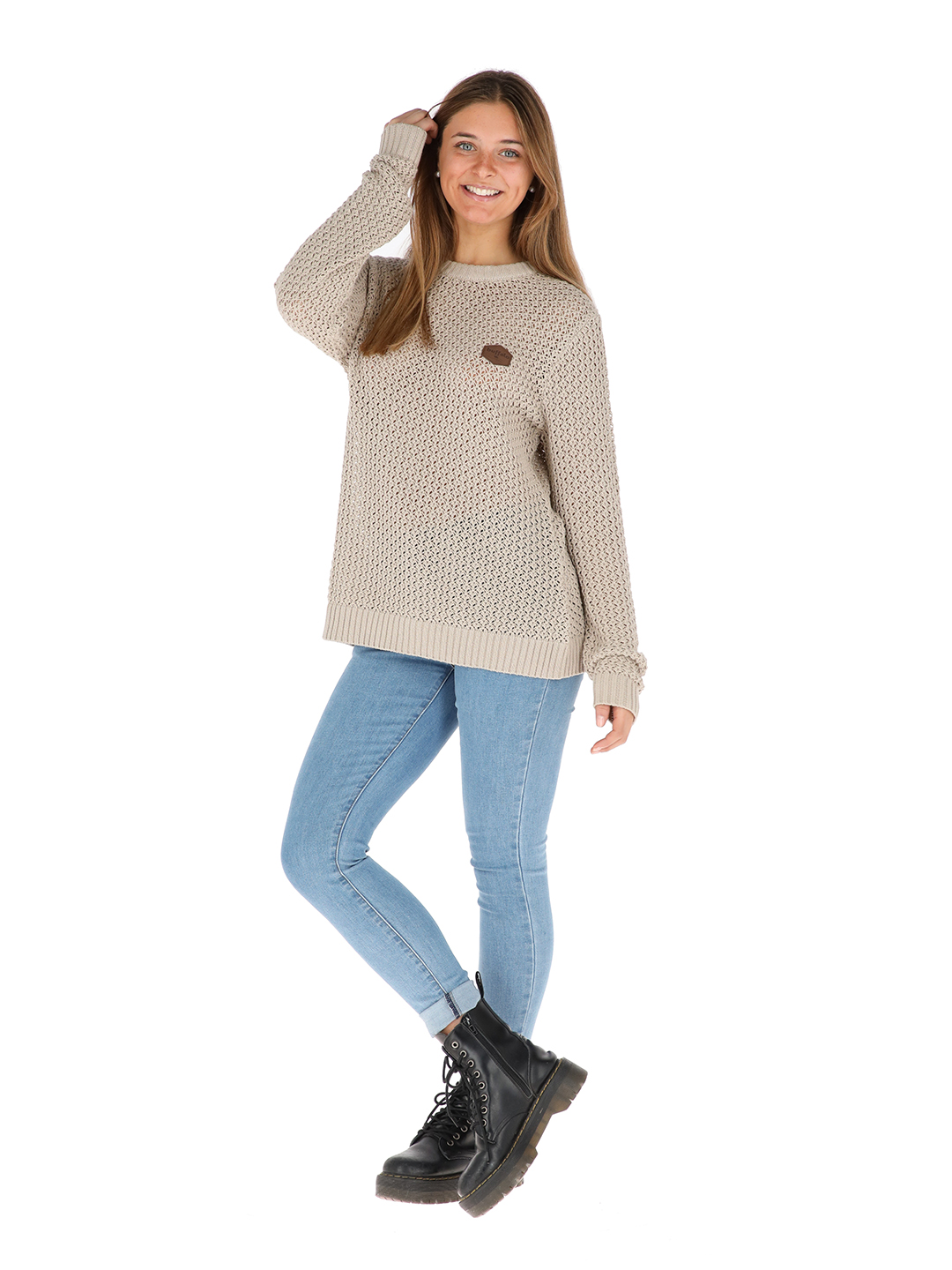 CHALECO ISLUGA BEIGE MUJER - 2