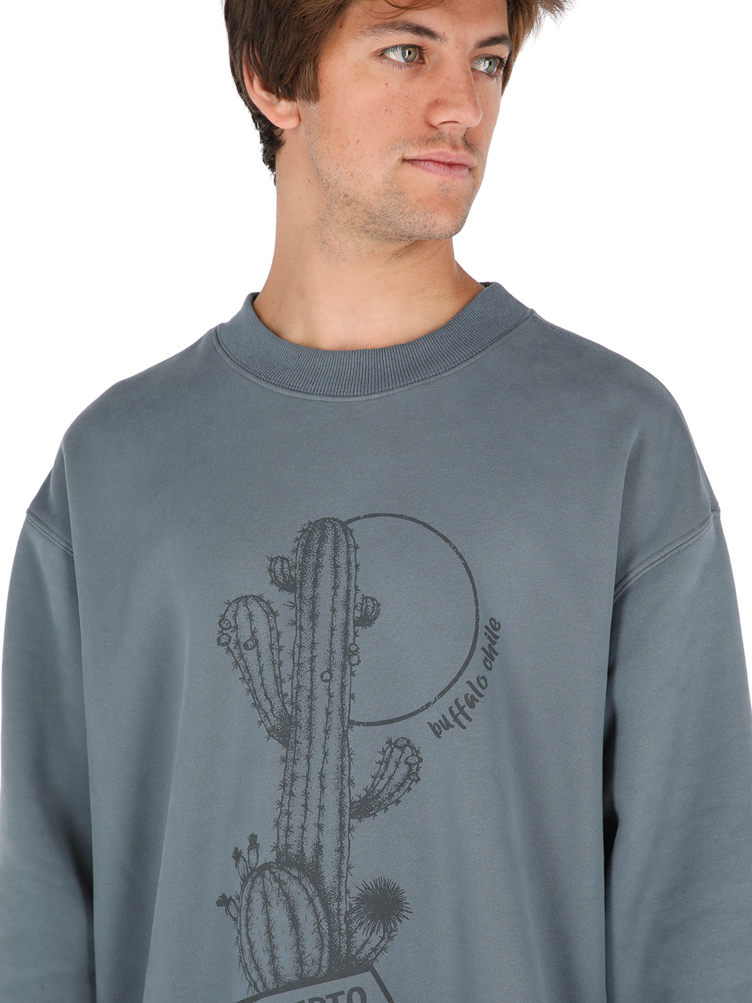 POLERON RUCAPILLAN GRIS HOMBRE - 4