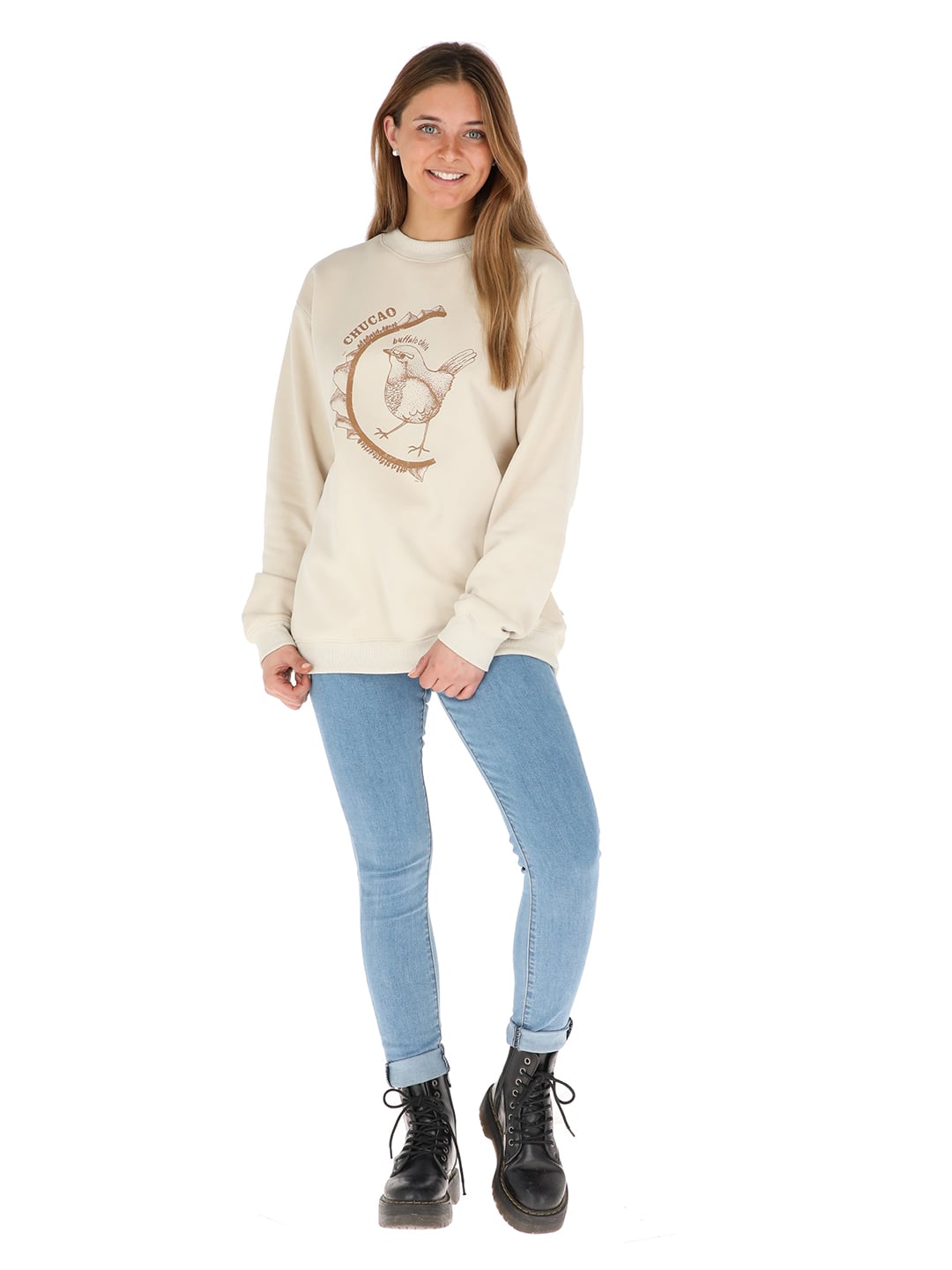 POLERON CHUCAO BEIGE MUJER - 2