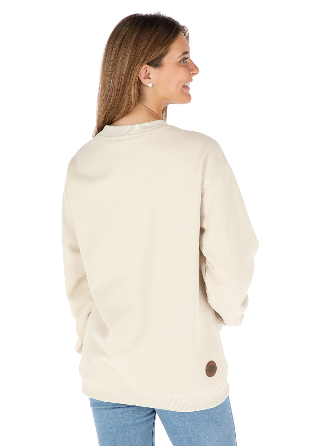 POLERON CHUCAO BEIGE MUJER - 3