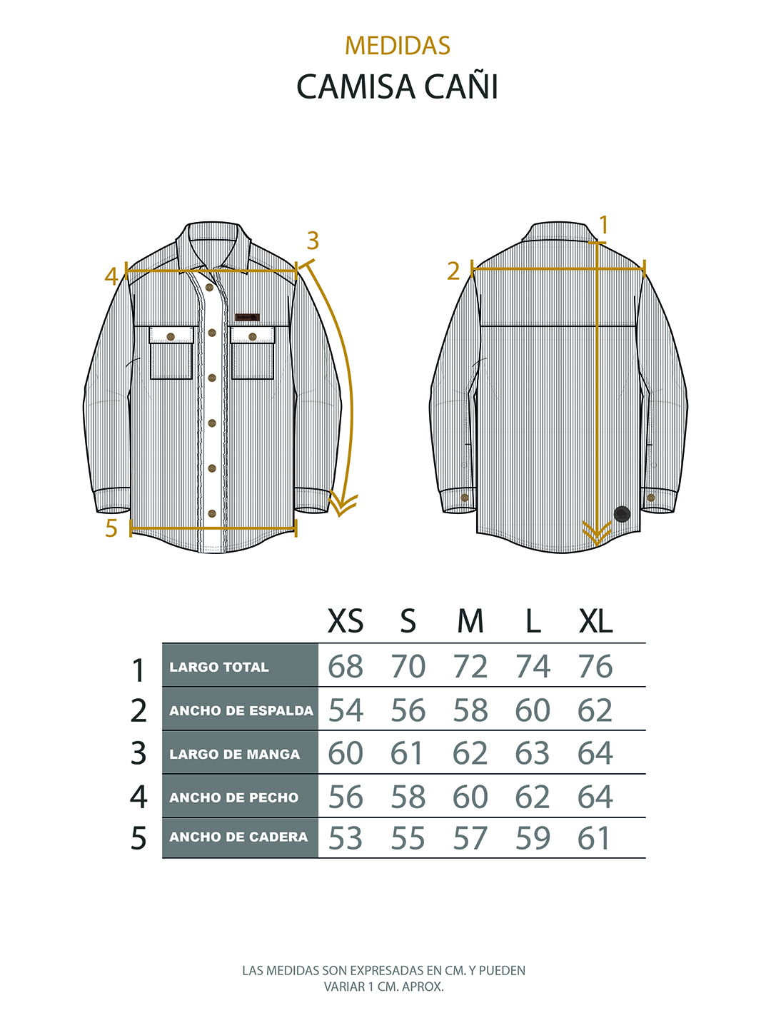 CAMISA CAÑI NEGRO MUJER - 5