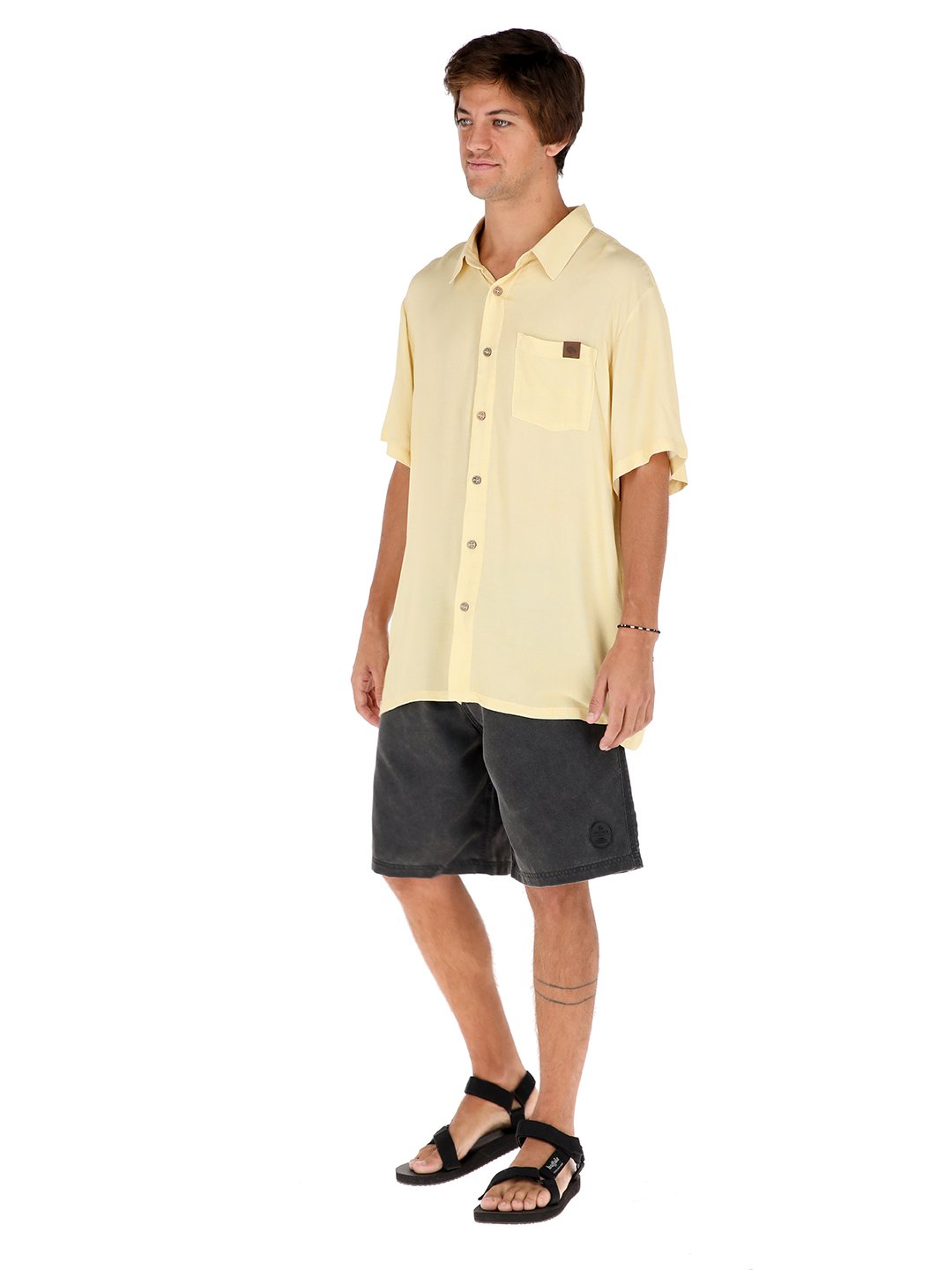 GUAYABERA PETEROA AMARILLO PRINT HOMBRE - 2
