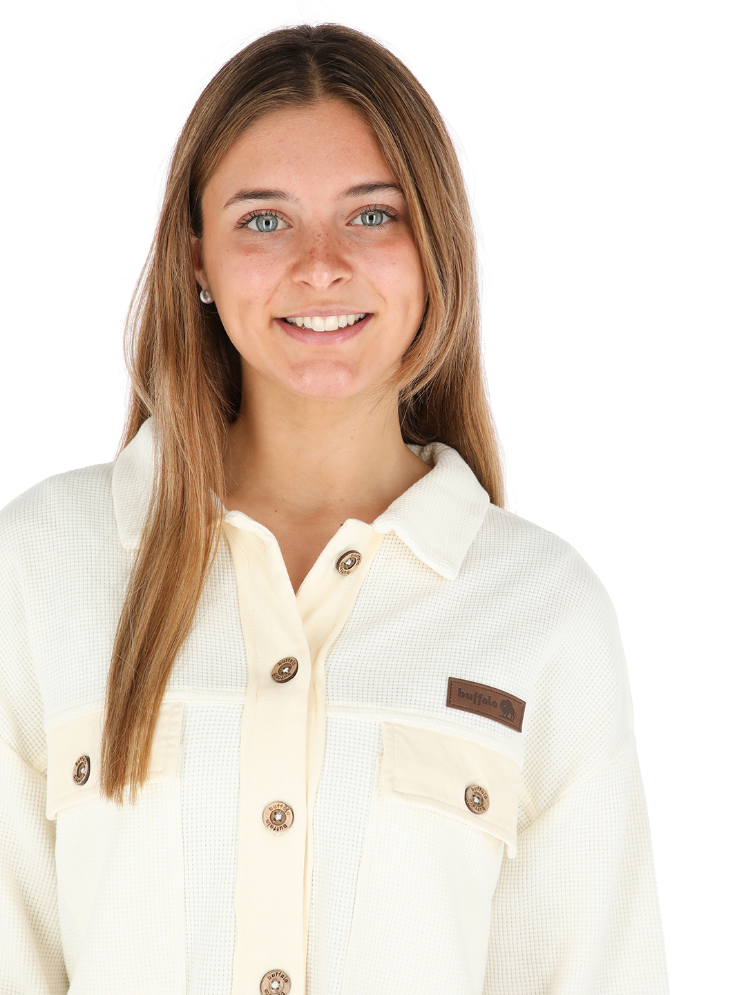 CAMISA CAÑI BEIGE MUJER - 4