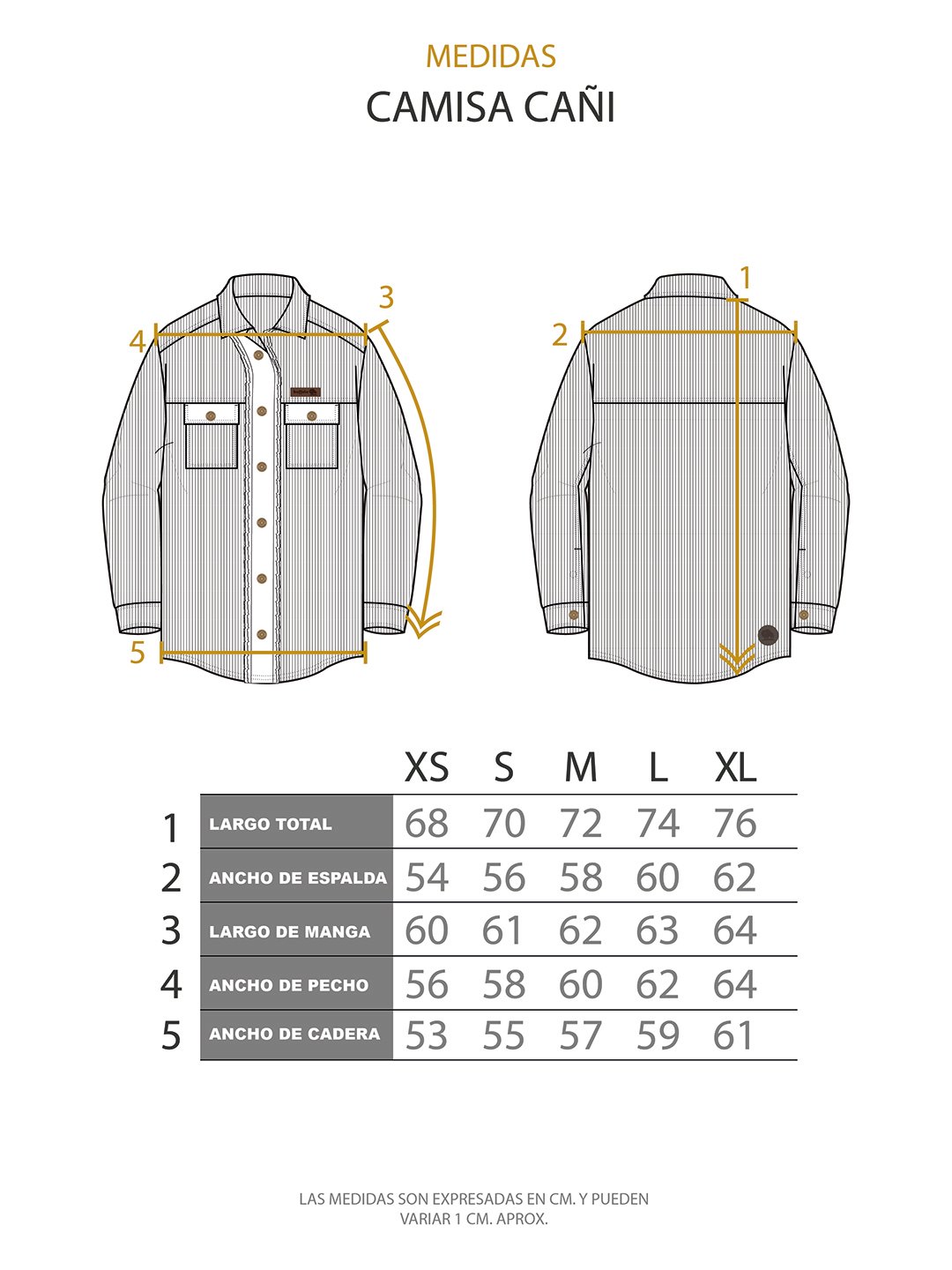 CAMISA CAÑI BEIGE MUJER - 5
