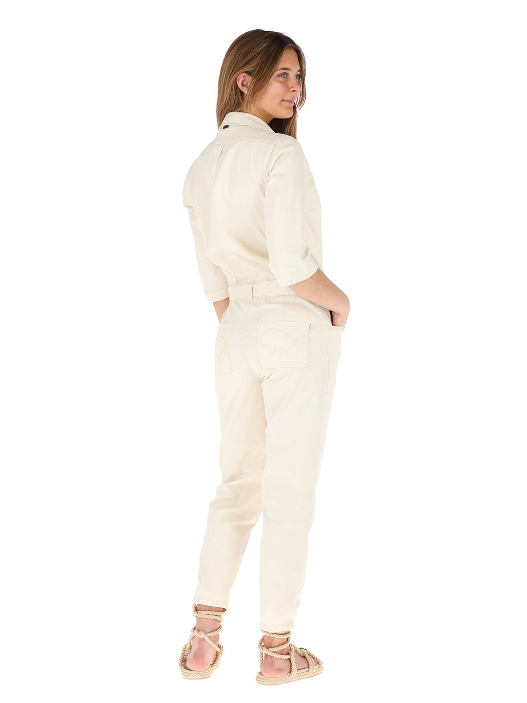 OVEROL MUJER BUFFALO BEIGE TUPUNGATU - 3