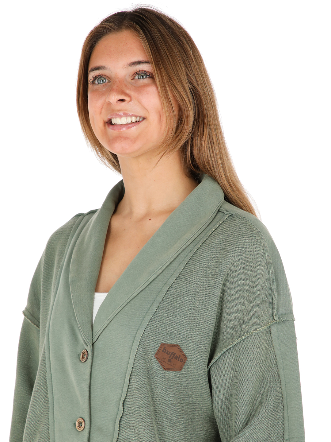 POLERON LASCAR VERDE MUJER - 4
