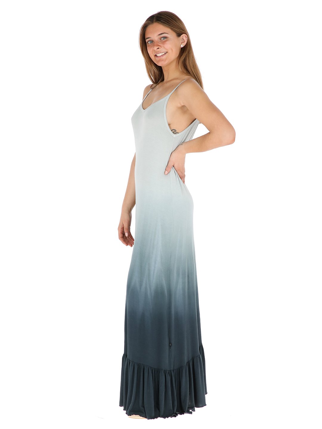 VESTIDO ALGODÓN MUJER BUFFALO GRIS OLCA - 2