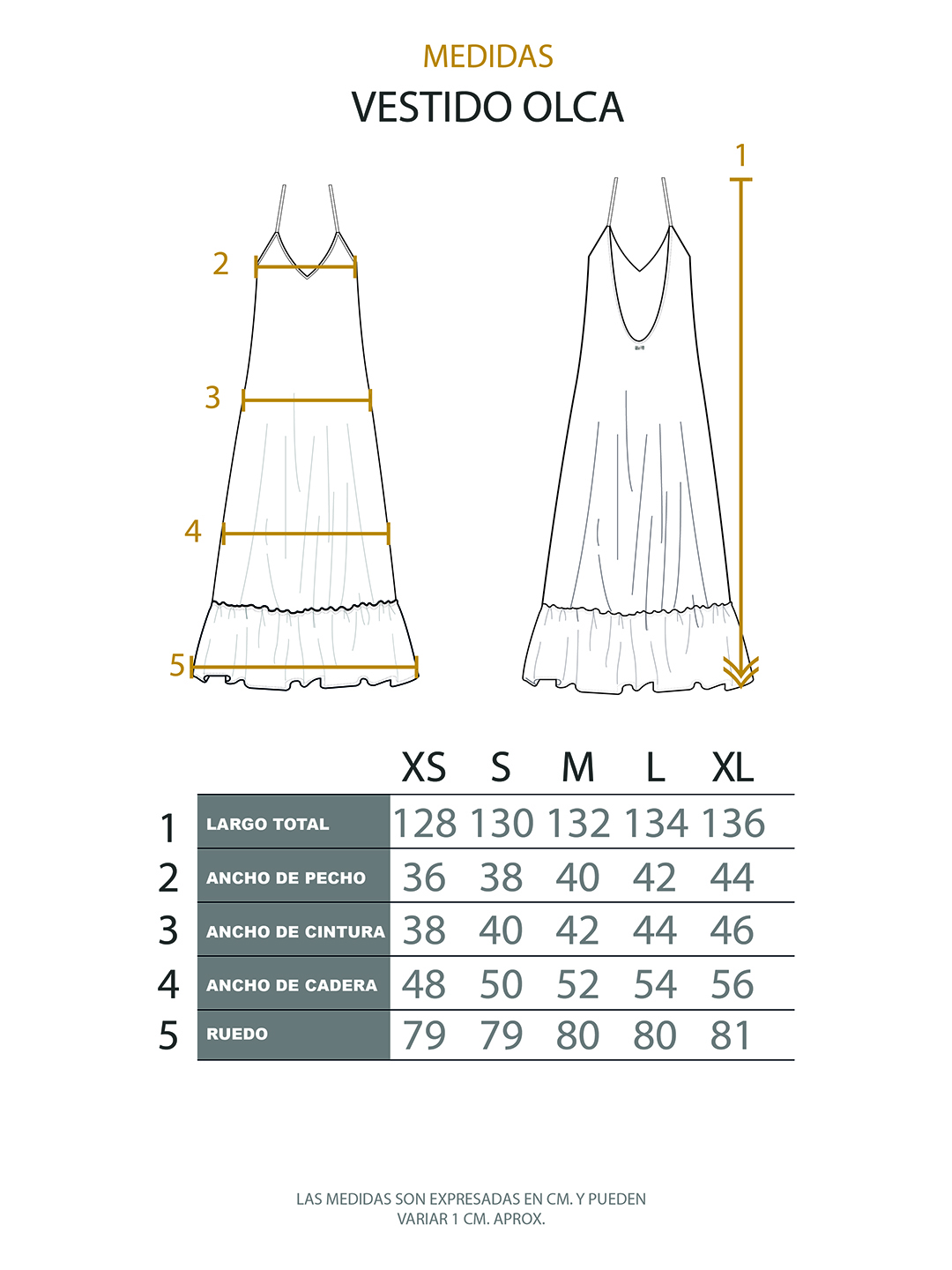 VESTIDO ALGODÓN MUJER BUFFALO GRIS OLCA - 6