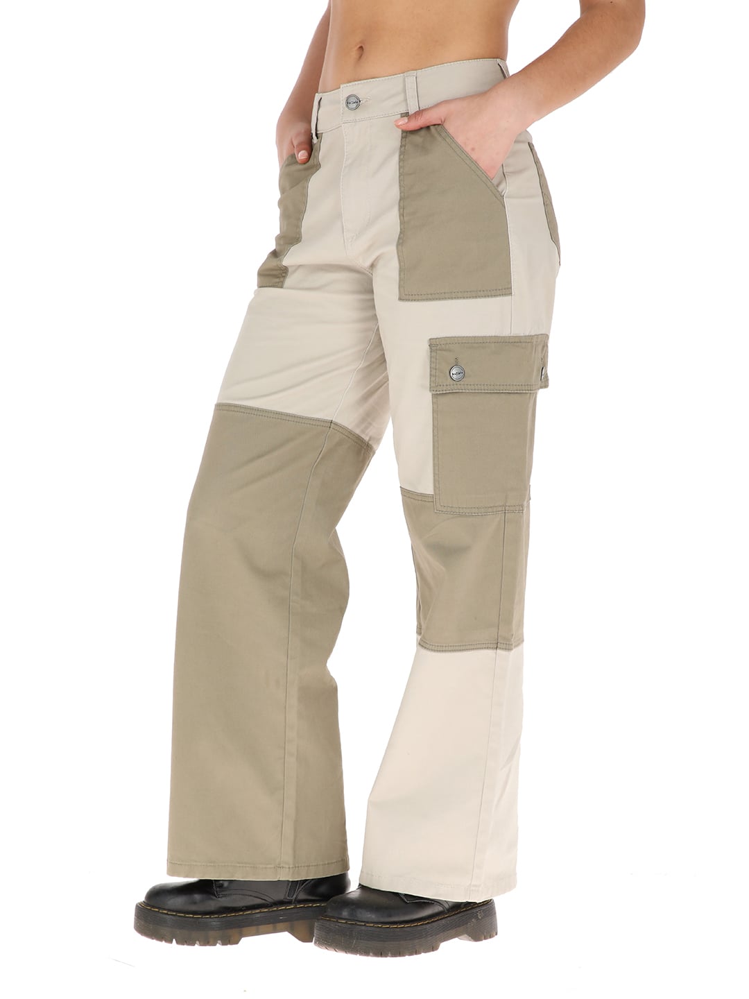 PANTALON MUJER BUFFALO VERDE HUEÑAUCA - 1