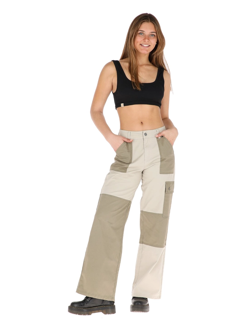 PANTALON MUJER BUFFALO VERDE HUEÑAUCA - 2