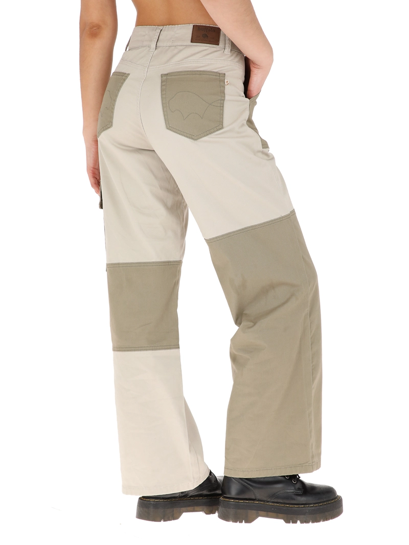 PANTALON MUJER BUFFALO VERDE HUEÑAUCA - 3
