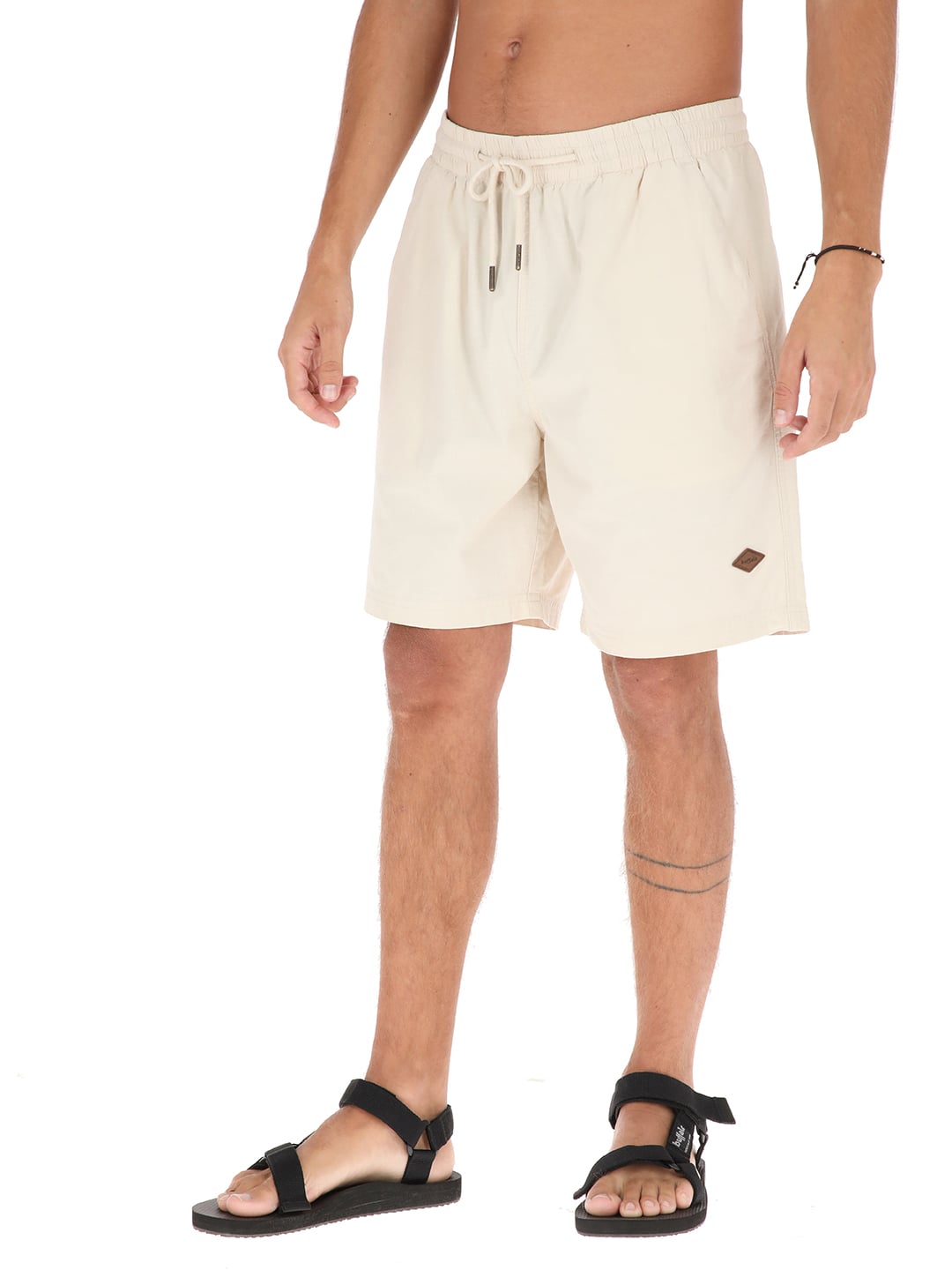 SHORT ALGODÓN HOMBRE BUFFALO BEIGE LLAIMA - 1