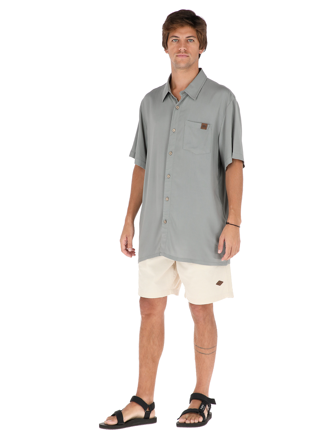 SHORT ALGODÓN HOMBRE BUFFALO BEIGE LLAIMA - 2