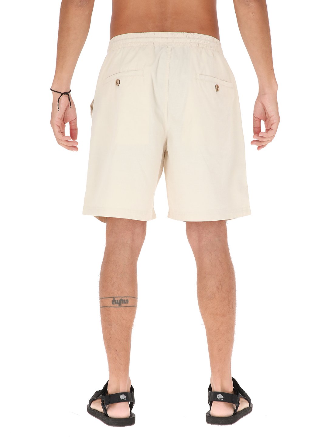 SHORT ALGODÓN HOMBRE BUFFALO BEIGE LLAIMA - 3