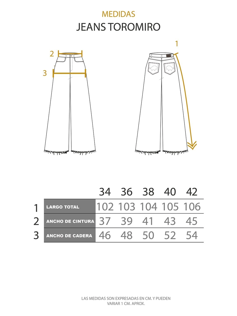 PANTALON JEANS ALGODÓN MUJER BUFFALO AMARILLO TOROMIRO - 5