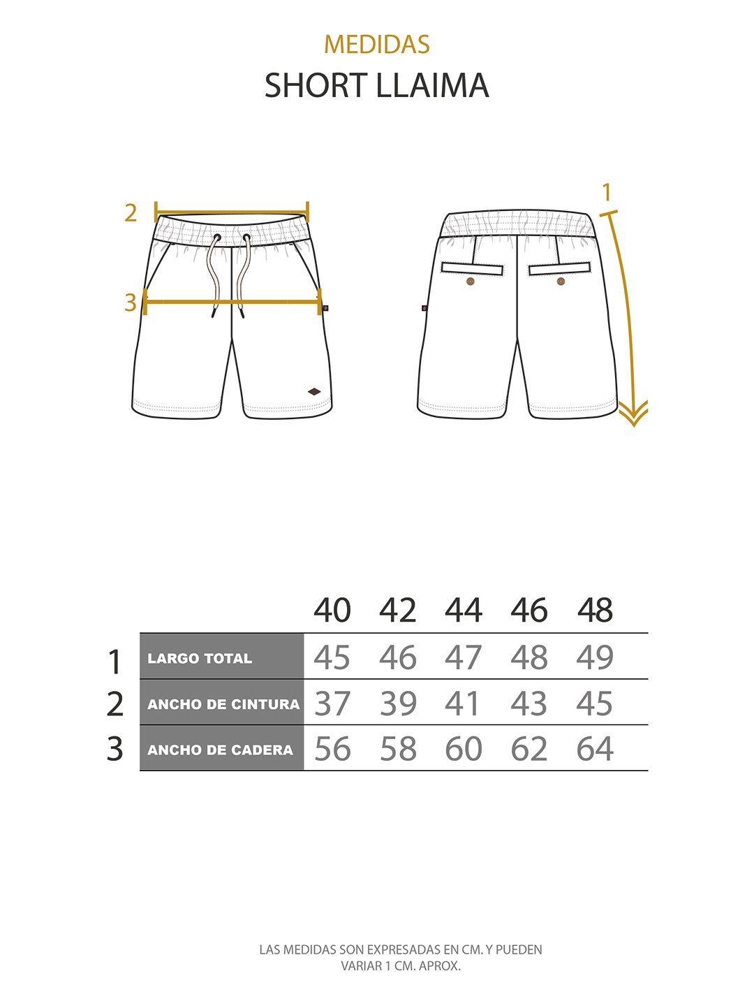 SHORT ALGODÓN HOMBRE BUFFALO ROSA LLAIMA - 5