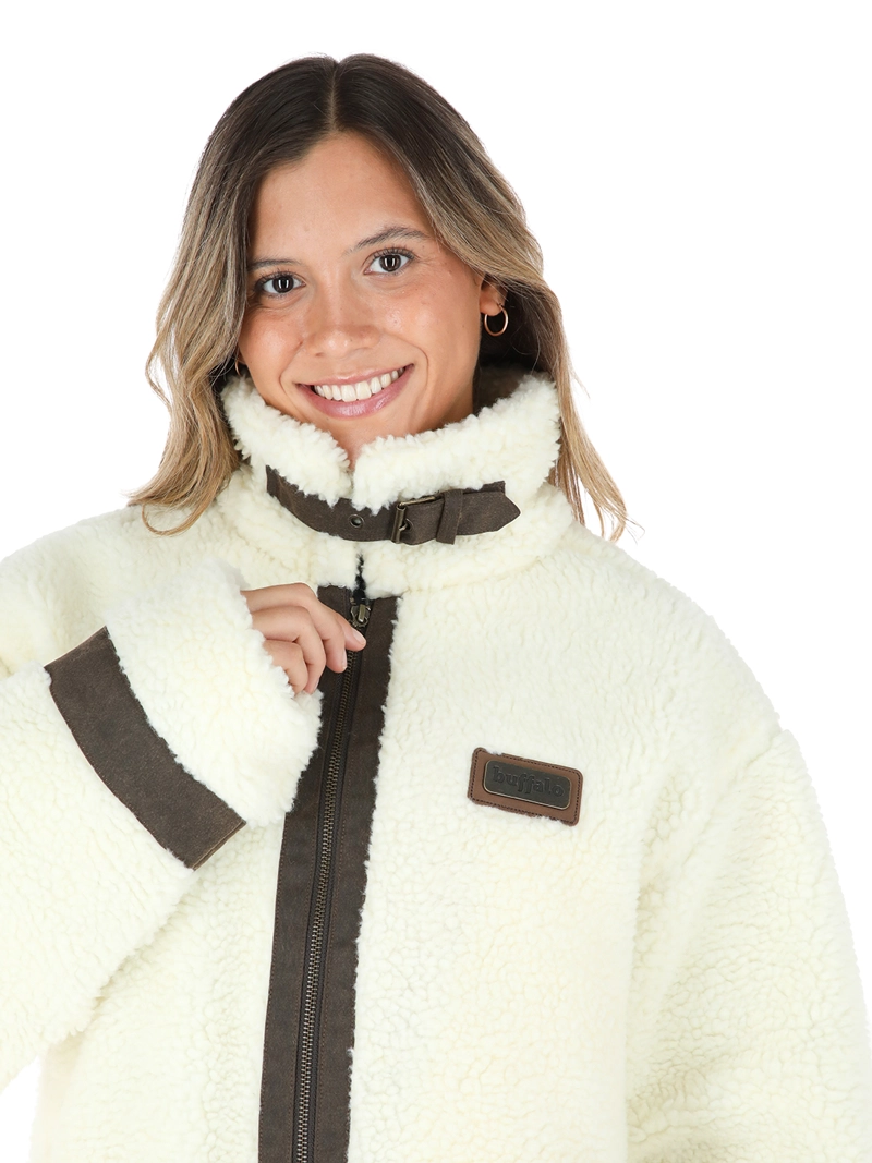 CHAQUETA PETRA CRUDO MUJER BUFFALO - 4