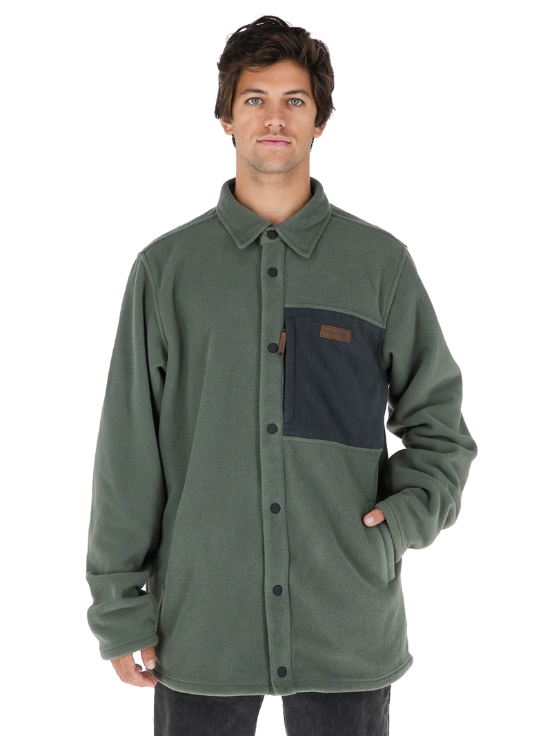 CAMISA BUDI GRIS OSCURO HOMBRE BUFFALO - 1