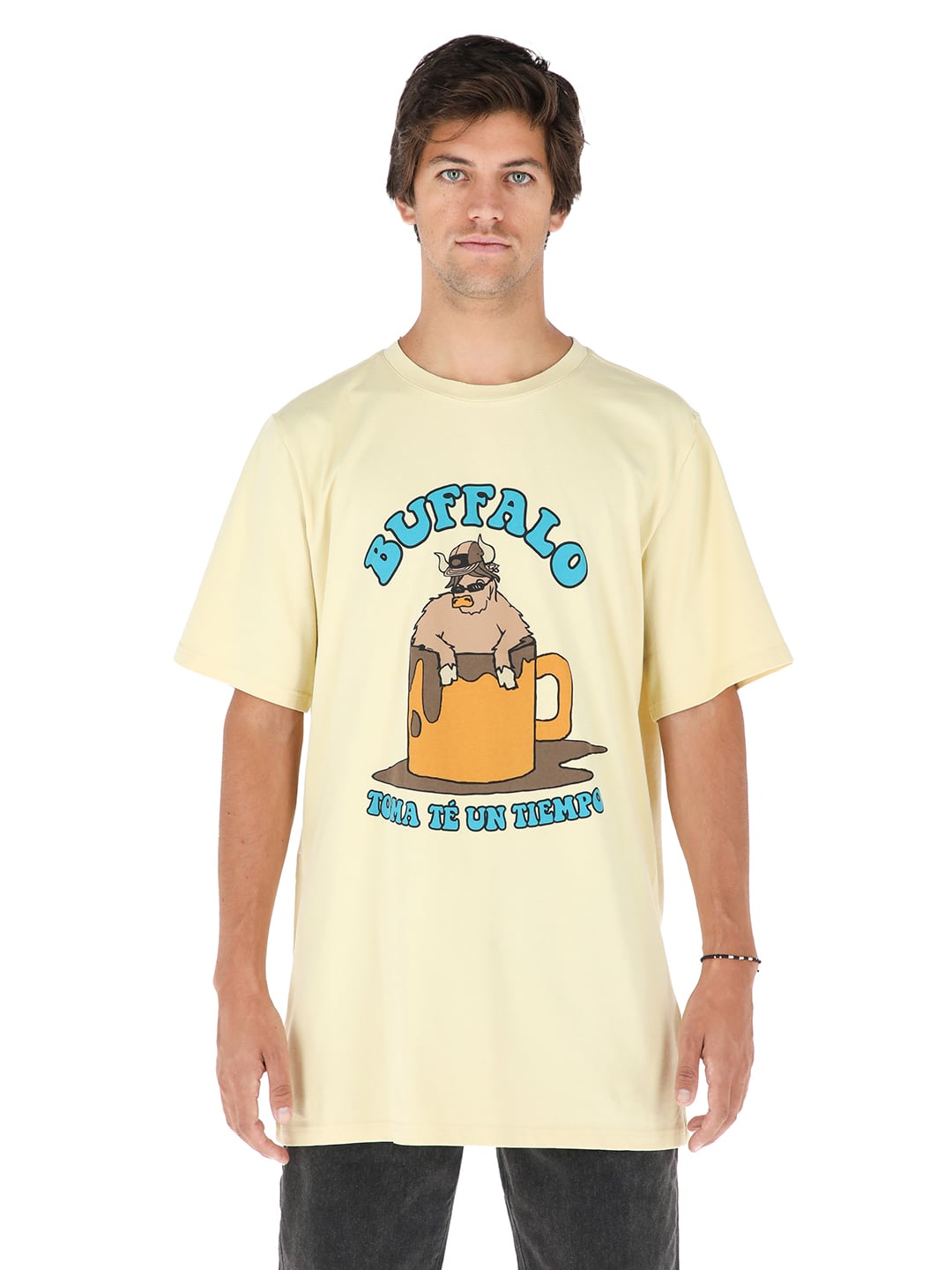 POLERA BUFFEE AMARILLO HOMBRE BUFFALO - 1