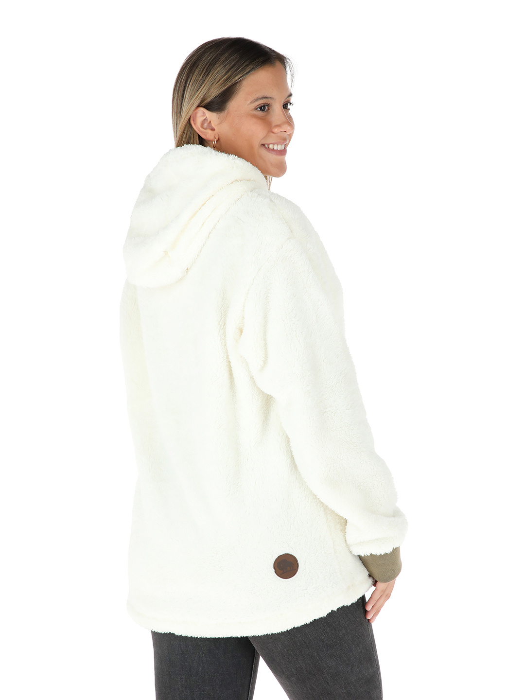 POLERON PACAMA CRUDO MUJER BUFFALO - 3
