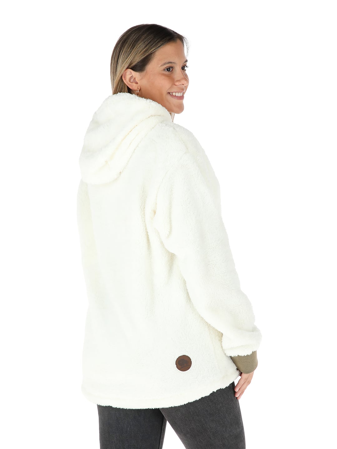POLERON PACAMA CRUDO MUJER BUFFALO - 3