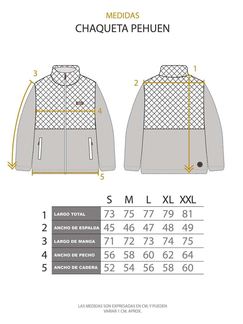 CHAQUETA PEHUEN CAFE HOMBRE BUFFALO - 5