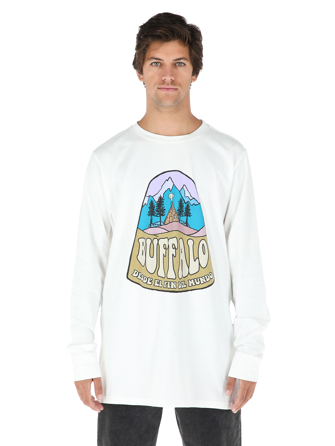 POLERA REFUGIO BLANCO HOMBRE BUFFALO - 1