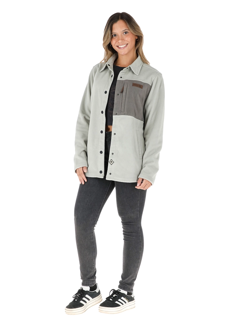 CAMISA BUDI GRIS CLARO MUJER BUFFALO - 2