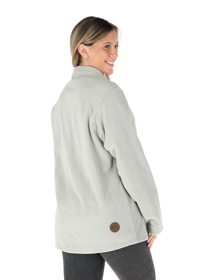 CAMISA BUDI GRIS CLARO MUJER BUFFALO - 3