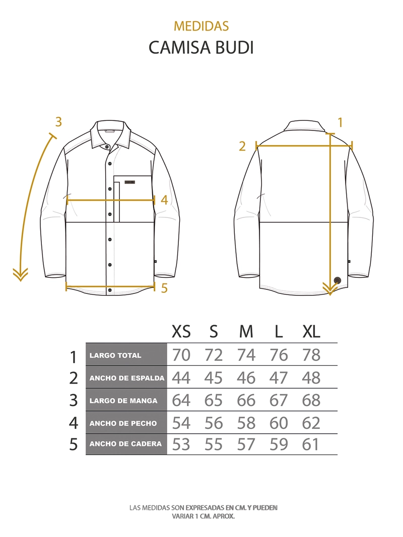 CAMISA BUDI GRIS CLARO MUJER BUFFALO - 5