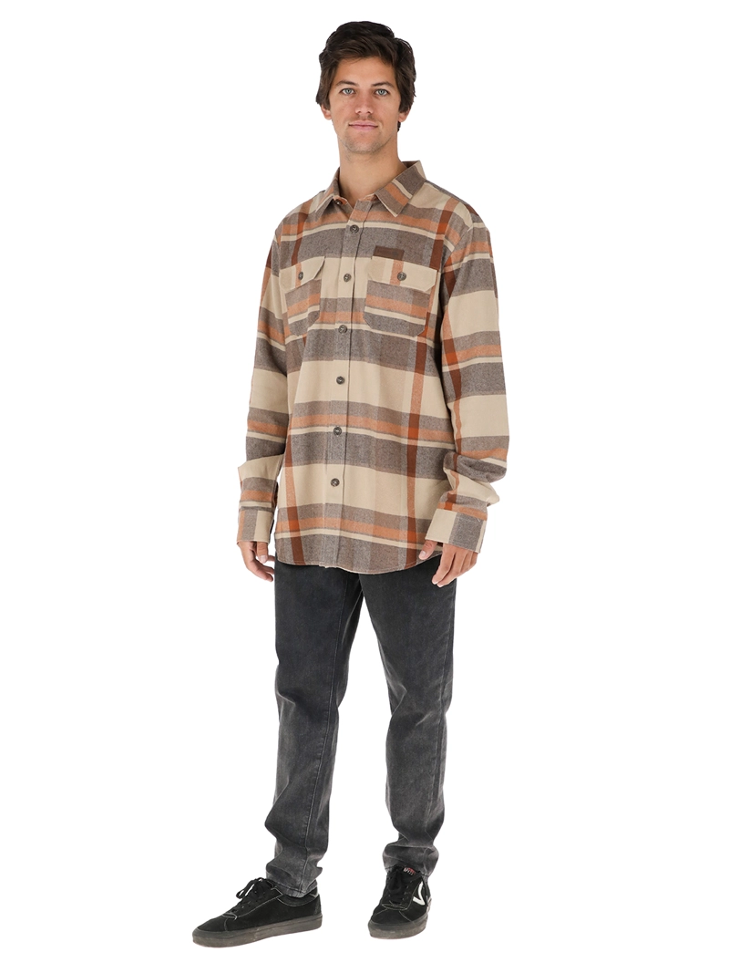 CAMISA CORTEZA CAFE HOMBRE BUFFALO - 2