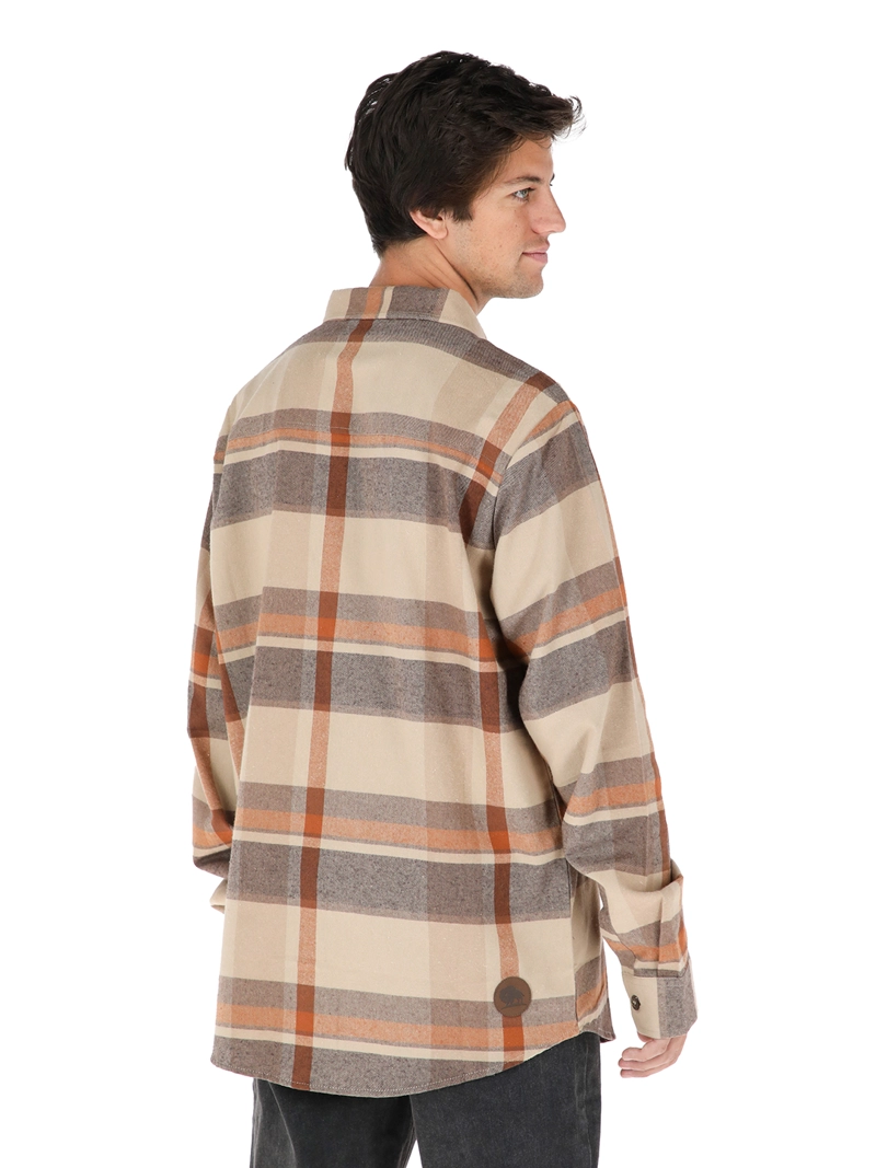 CAMISA CORTEZA CAFE HOMBRE BUFFALO - 3