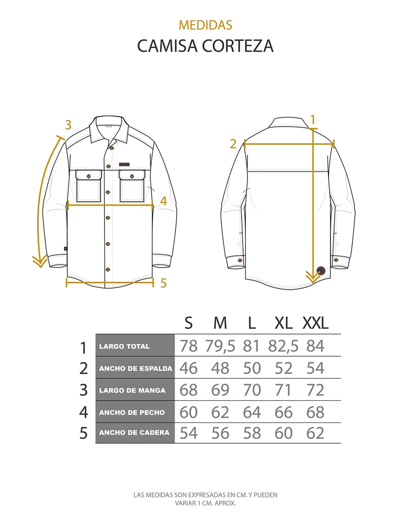 CAMISA CORTEZA CAFE HOMBRE BUFFALO - 5