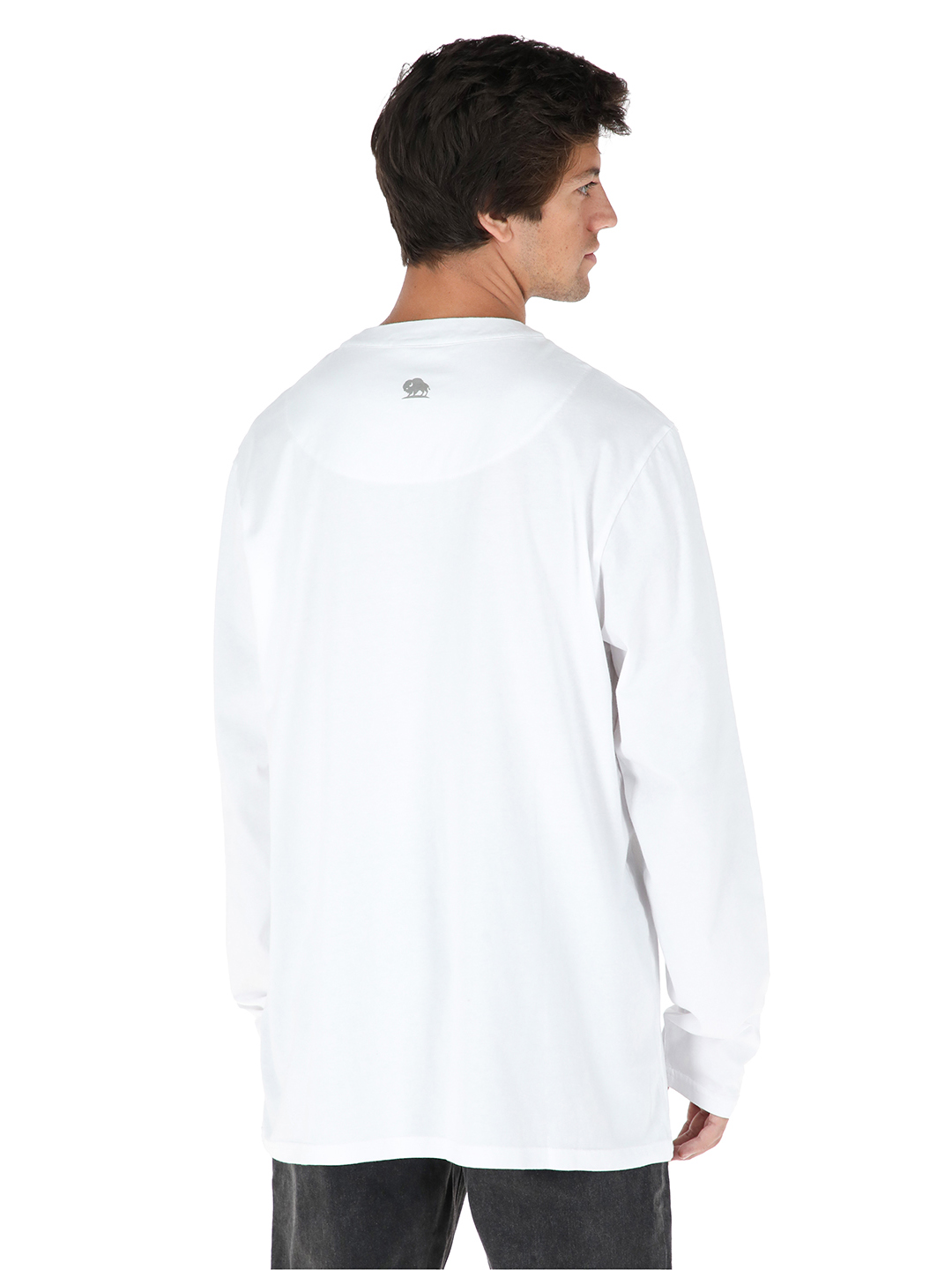POLERA PICUDA BLANCO HOMBRE BUFFALO - 3