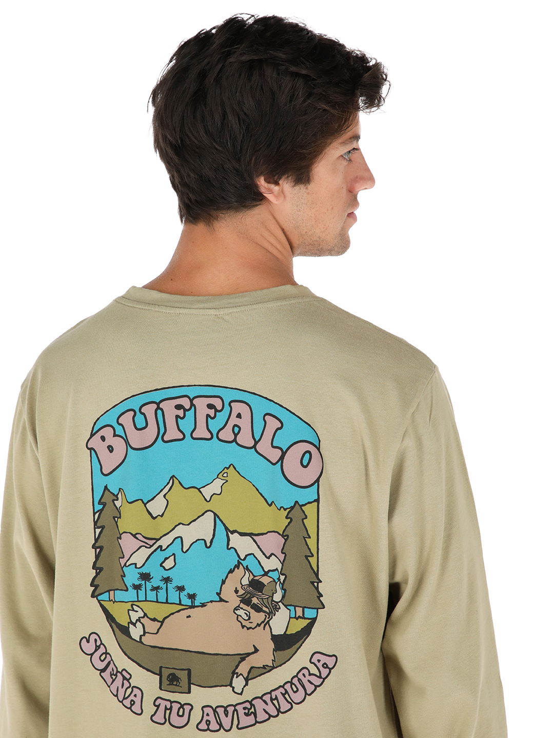 POLERA KEU VERDE HOMBRE BUFFALO - 4