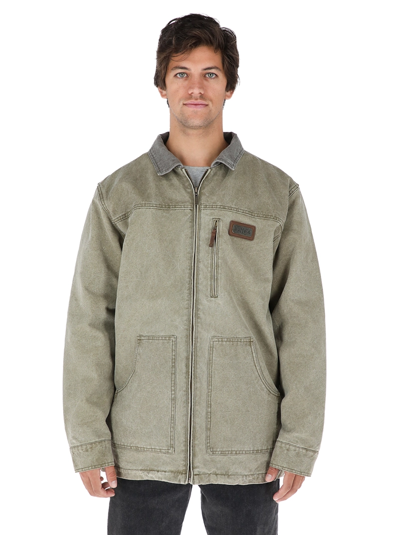 CHAQUETA ITATA VERDE HOMBRE BUFFALO - 1