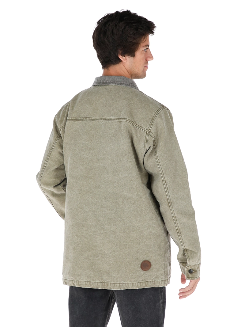 CHAQUETA ITATA VERDE HOMBRE BUFFALO - 3
