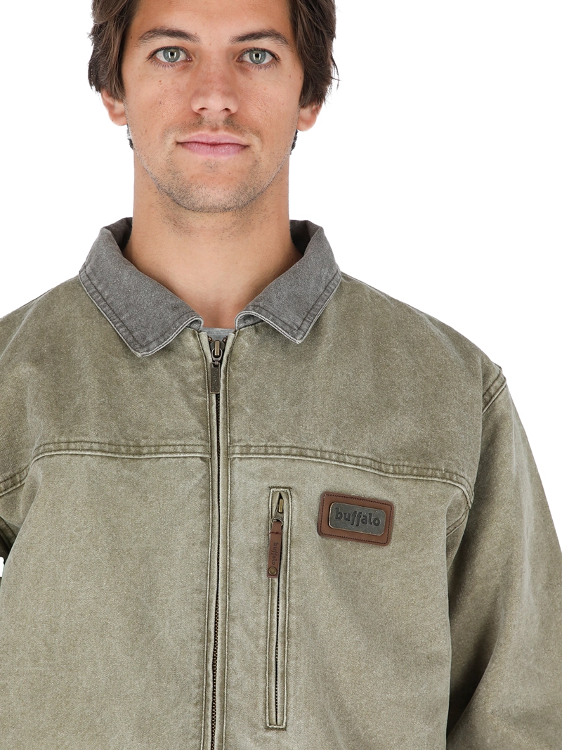 CHAQUETA ITATA VERDE HOMBRE BUFFALO - 4