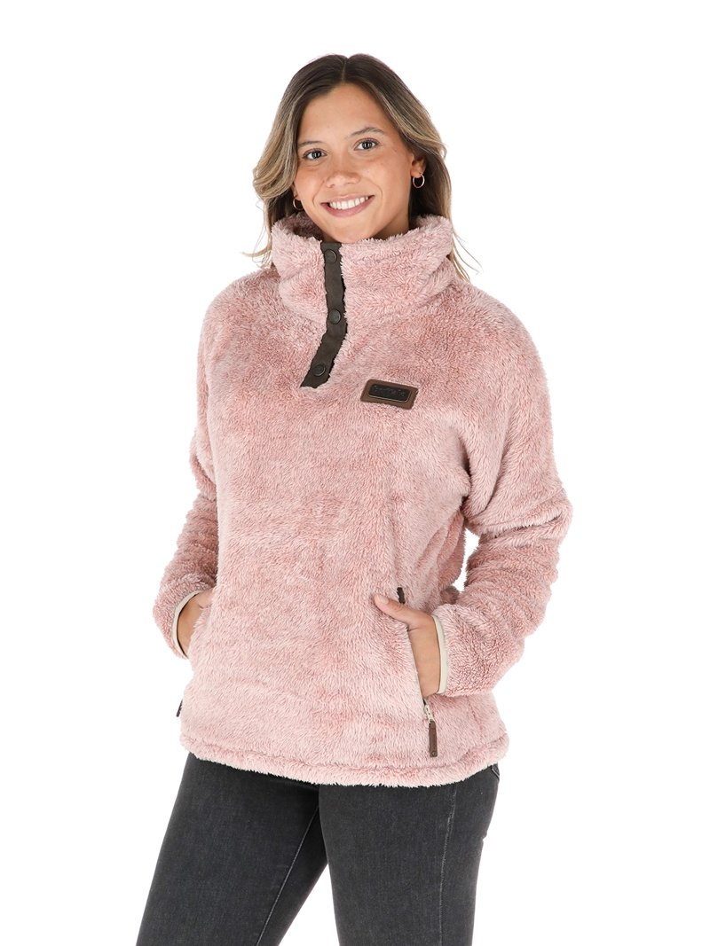 CHAQUETA NOMADA I2 ROSADO MUJER BUFFALO - 1