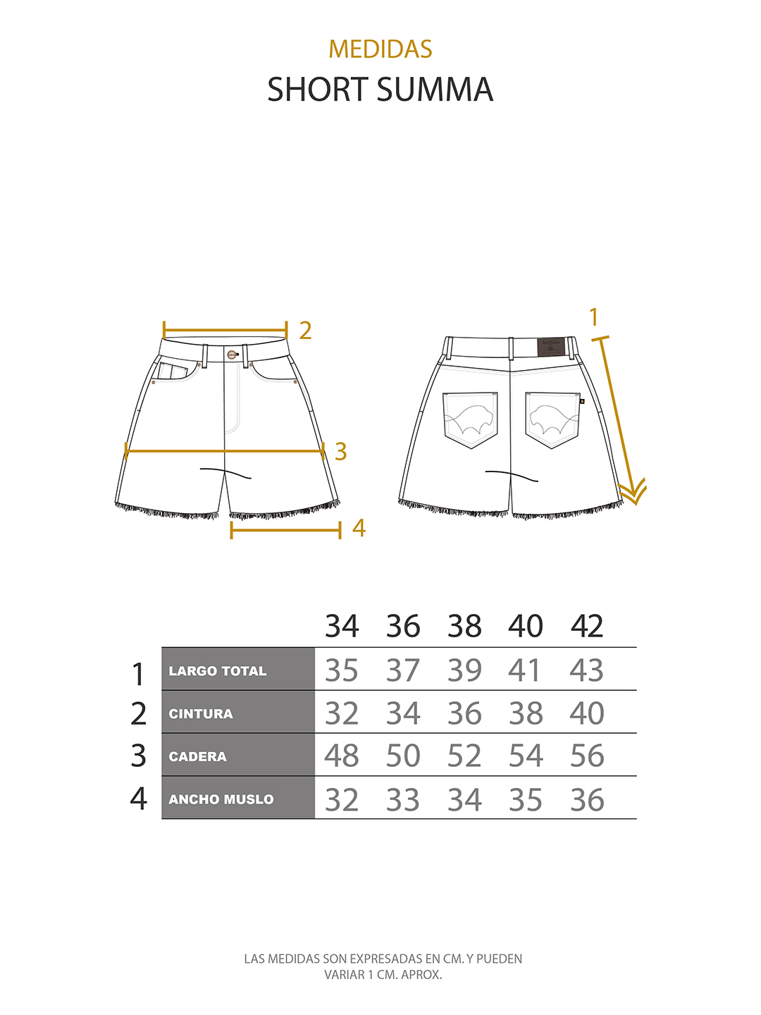 SHORT SUMMA CELESTE MUJER BUFFALO - 5