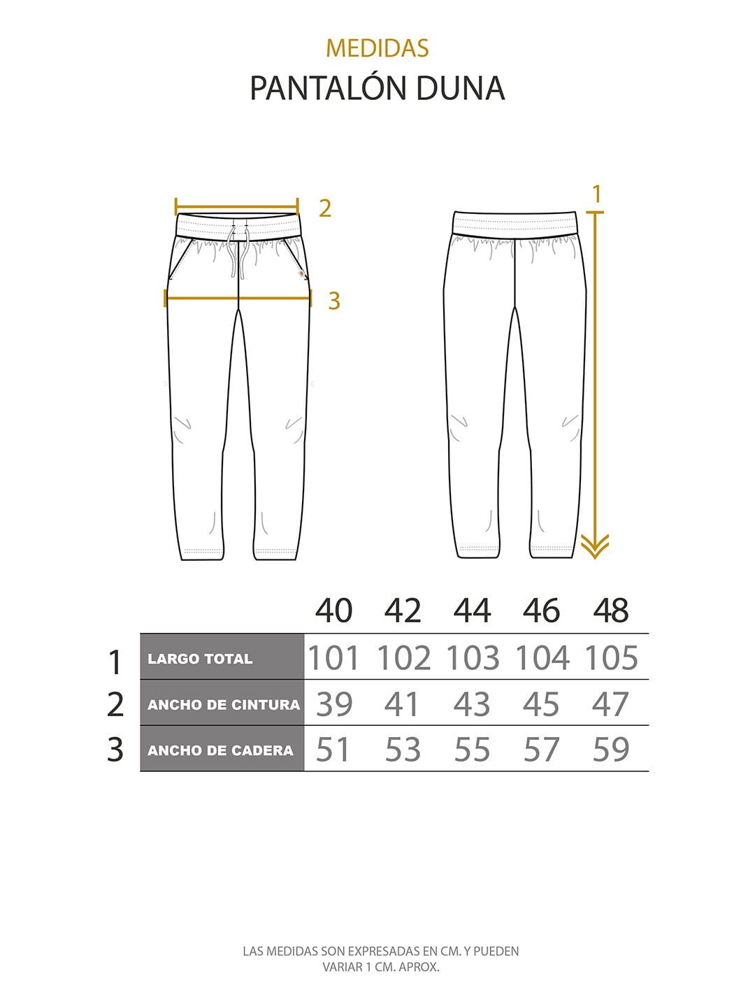 PANTALON LINO HOMBRE BUFFALO CRUDO DUNA - 5
